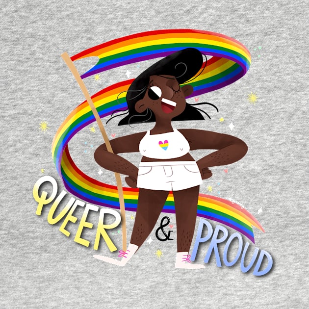 Queer & Proud - Pan Heart by Gummy Illustrations